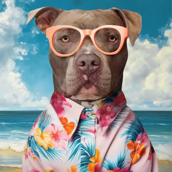 Meet Mr. Cool Paws: A Beachside Portrait Fit for Summer